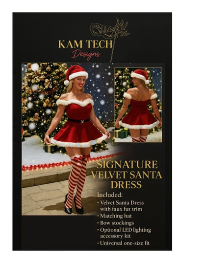 Sexy Santa LED Dress Costume
